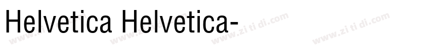 Helvetica Helvetica字体转换